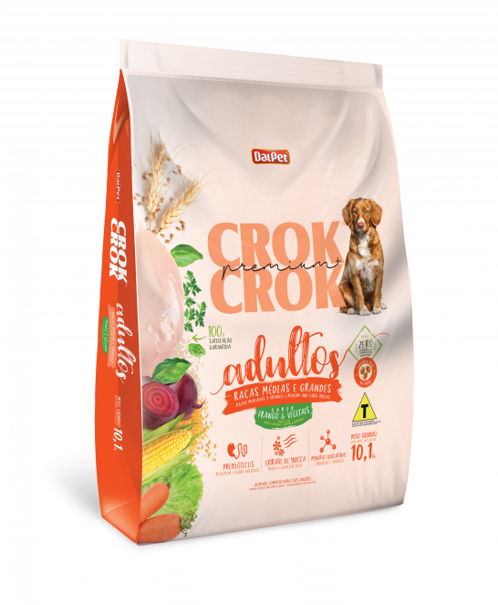 Crok Crok Adults Chicken & Vegetables Medium and Large Breeds